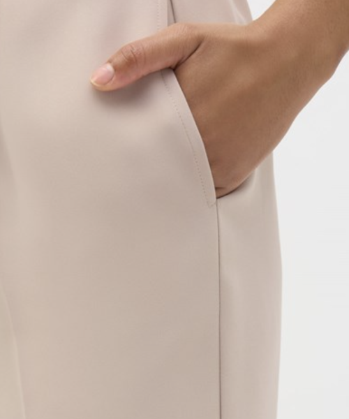 Neutral Lux Flared Pull-On Pants